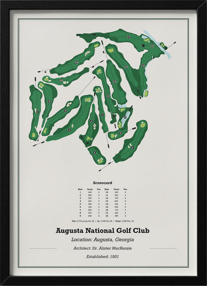 Augusta National Golf Club (Full Colour)