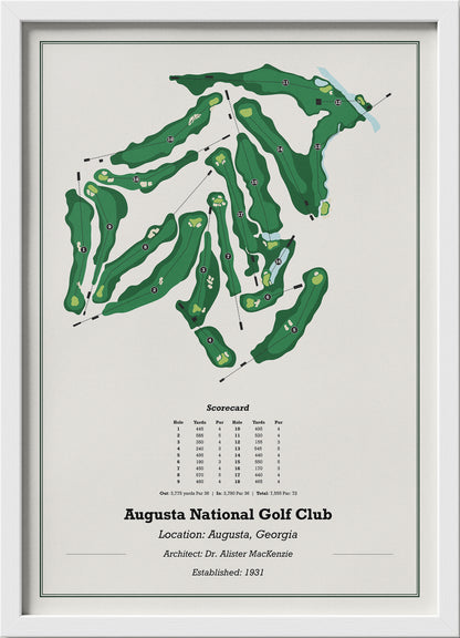 Augusta National Golf Club (Full Colour)
