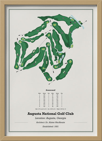 Augusta National Golf Club (Full Colour)
