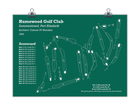 Humewood Golf Club – GolfMaps