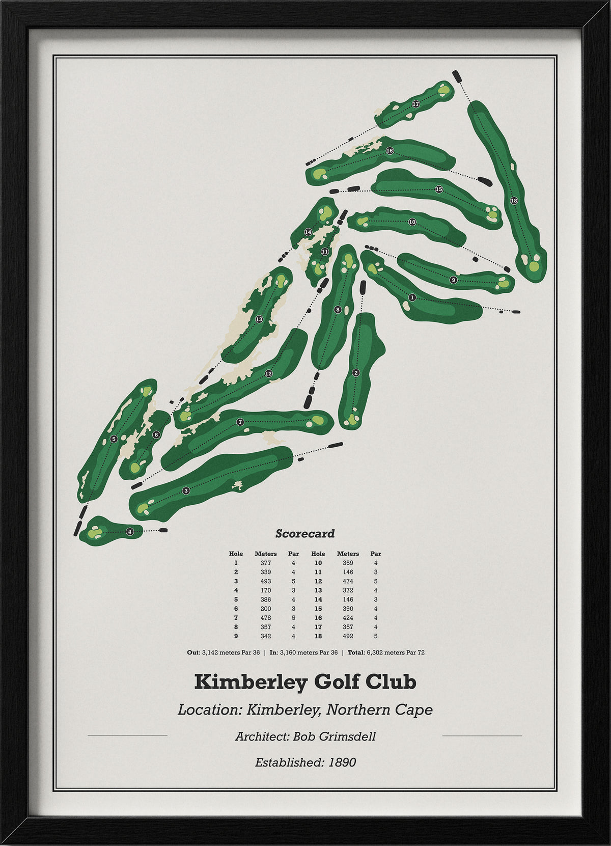Kimberley Golf Club (Full Colour)