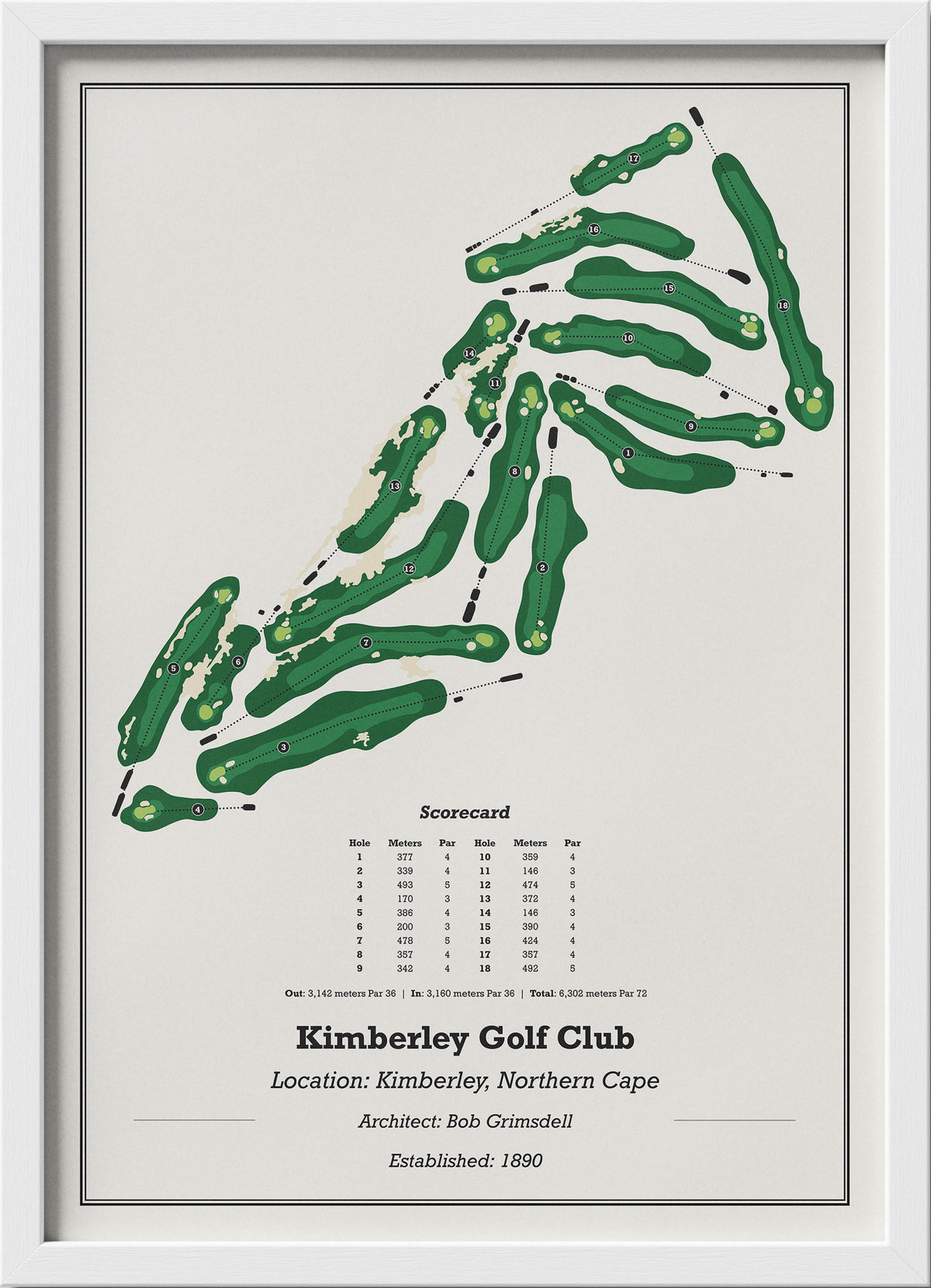 Kimberley Golf Club (Full Colour)