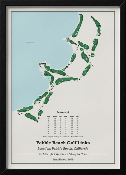 Pebble Beach Golf Links (Full Colour)
