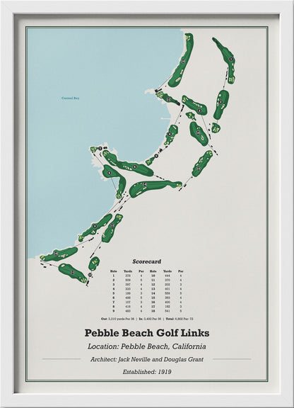 Pebble Beach Golf Links (Full Colour)