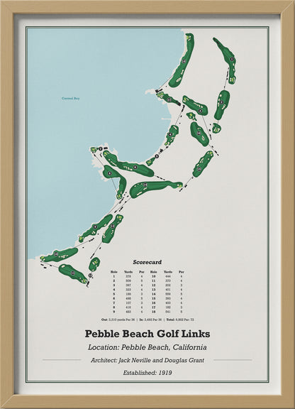 Pebble Beach Golf Links (Full Colour)