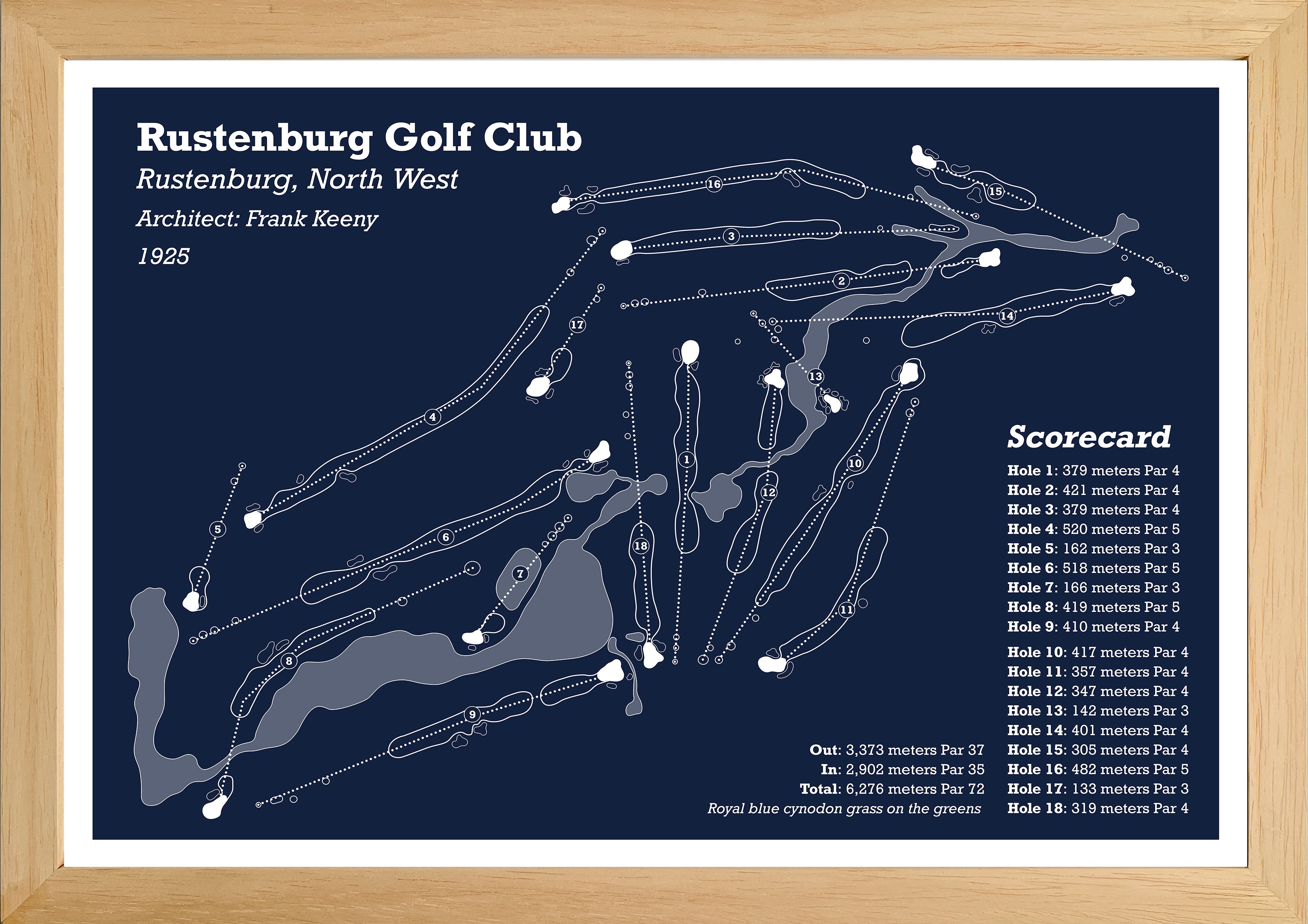 Rustenburg Golf Club β GolfMaps